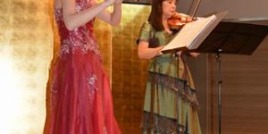 ヴァイオリンとフルートのサロンコンサート