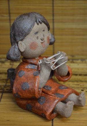 陶器・童子（女の子）