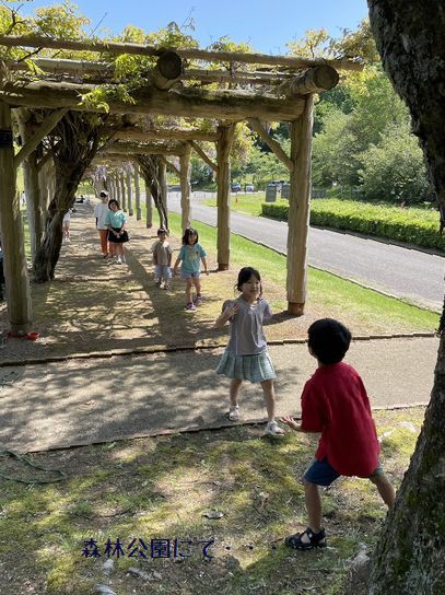 津幡の森林公園にて・・・