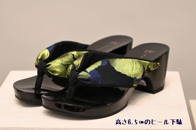 高さ6.5㎝のヒール下駄