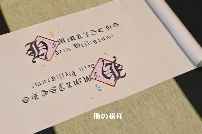 腹の模様