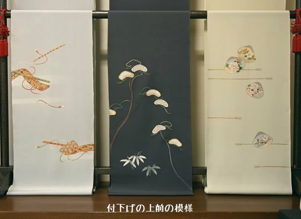 付下げの上前の模様