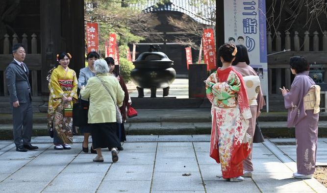 令和7年の十三詣りの様子