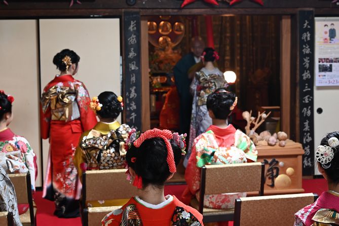 令和7年の十三詣りの様子